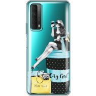 Силіконовий чохол BoxFace Huawei P Smart 2021 City Girl (41134-cc56)