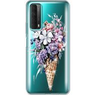 Силіконовий чохол BoxFace Huawei P Smart 2021 Ice Cream Flowers (941134-rs17)