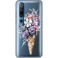Силіконовий чохол BoxFace Xiaomi Mi 10 Pro Ice Cream Flowers (939442-rs17)