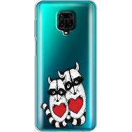 Силіконовий чохол BoxFace Xiaomi Redmi Note 9 Pro / 9 Pro Max Raccoons in love (39807-cc29)