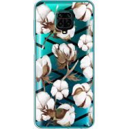 Силіконовий чохол BoxFace Xiaomi Redmi Note 9 Pro / 9 Pro Max Cotton flowers (39807-cc50)