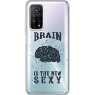 Силіконовий чохол BoxFace Xiaomi Mi 10T/ Mi 10T Pro Sexy Brain (41081-cc47)