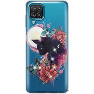 Силіконовий чохол BoxFace Samsung A125 Galaxy A12 Cat in Flowers (941507-rs10)