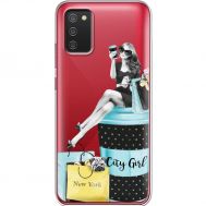 Силіконовий чохол BoxFace Samsung A025 Galaxy A02S City Girl (41513-cc56)