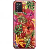 Силіконовий чохол BoxFace Samsung A025 Galaxy A02S Tropical Flowers (41513-cc43)