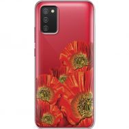 Силіконовий чохол BoxFace Samsung A025 Galaxy A02S Red Poppies (41513-cc44)