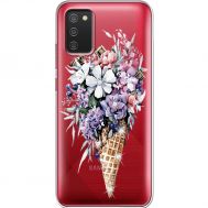 Силіконовий чохол BoxFace Samsung A025 Galaxy A02S Ice Cream Flowers (941513-rs17)