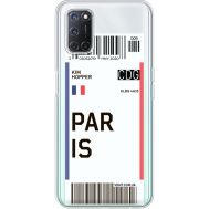 Силиконовый чехол BoxFace OPPO A52 Ticket Paris (41582-cc86)