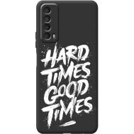 Силіконовий чохол BoxFace Huawei P Smart 2021 hard times good times (41604-bk72)