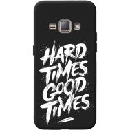 Силіконовий чохол BoxFace Samsung J120H Galaxy J1 2016 hard times good times (41689-bk72)