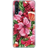Силіконовий чохол BoxFace Huawei Nova 5T Tropical Flowers (38617-up2416)