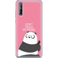 Силіконовий чохол BoxFace Huawei P Smart S Dont Touch My Phone Panda (40353-up2425)
