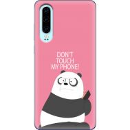 Силіконовий чохол BoxFace Huawei P30 Dont Touch My Phone Panda (36851-up2425)