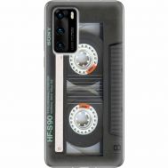 Силіконовий чохол BoxFace Huawei P40 Старая касета (39746-up2445)