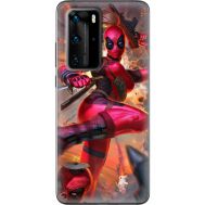 Силіконовий чохол BoxFace Huawei P40 Pro Woman Deadpool (39750-up2453)