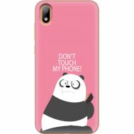 Силіконовий чохол BoxFace Huawei Y5 2019 Dont Touch My Phone Panda (37076-up2425)
