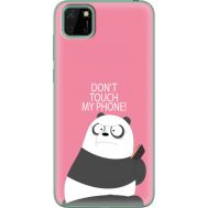 Силіконовий чохол BoxFace Huawei Y5p Dont Touch My Phone Panda (40022-up2425)
