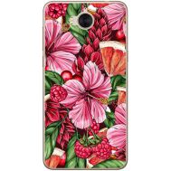 Силіконовий чохол BoxFace Huawei Y5 2017 Tropical Flowers (30871-up2416)