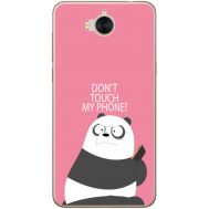 Силіконовий чохол BoxFace Huawei Y5 2017 Dont Touch My Phone Panda (30871-up2425)