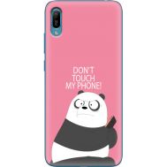 Силіконовий чохол BoxFace Huawei Y6 2019 Dont Touch My Phone Panda (36451-up2425)