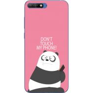 Силіконовий чохол BoxFace Huawei Y6 2018 Dont Touch My Phone Panda (33371-up2425)