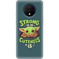 Силіконовий чохол BoxFace OnePlus 7T Strong in me Cuteness is (38481-up2337)