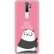 Силіконовий чохол BoxFace OPPO A5 2020 Dont Touch My Phone Panda (38519-up2425)