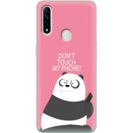 Силіконовий чохол BoxFace OPPO A31 Dont Touch My Phone Panda (39938-up2425)