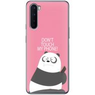 Силіконовий чохол BoxFace OnePlus Nord Dont Touch My Phone Panda (40980-up2425)