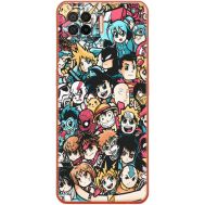 Силіконовий чохол BoxFace OPPO A73 Anime Stickers (41741-up2458)