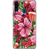 Силіконовий чохол BoxFace Samsung A207 Galaxy A20s Tropical Flowers (38125-up2416)