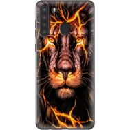 Силіконовий чохол BoxFace Samsung A215 Galaxy A21 Fire Lion (39760-up2437)