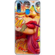 Силіконовий чохол BoxFace Samsung A305 Galaxy A30 Yellow Girl Pop Art (36416-up2442)