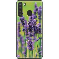 Силіконовий чохол BoxFace Samsung A215 Galaxy A21 Green Lavender (39760-up2245)