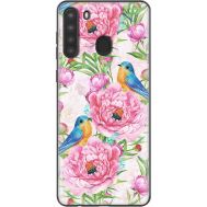 Силіконовий чохол BoxFace Samsung A215 Galaxy A21 Birds and Flowers (39760-up2376)