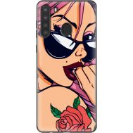 Силіконовий чохол BoxFace Samsung A215 Galaxy A21 Pink Girl (39760-up2388)