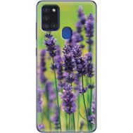 Силіконовий чохол BoxFace Samsung A217 Galaxy A21s Green Lavender (40006-up2245)