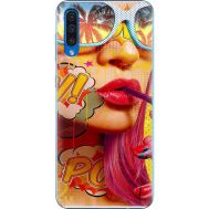 Силіконовий чохол BoxFace Samsung A505 Galaxy A50 Yellow Girl Pop Art (36417-up2442)