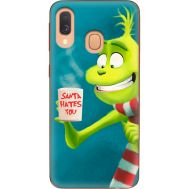 Силіконовий чохол BoxFace Samsung A405 Galaxy A40 Santa Hates You (36707-up2449)