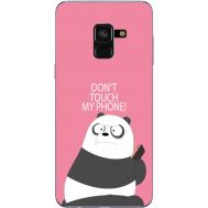 Силіконовий чохол BoxFace Samsung A530 Galaxy A8 (2018) Dont Touch My Phone Panda (32657-up2425)
