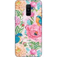 Силіконовий чохол BoxFace Samsung A605 Galaxy A6 Plus 2018 Birds in Flowers (33377-up2374)