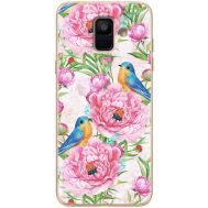 Силіконовий чохол BoxFace Samsung A600 Galaxy A6 2018 Birds and Flowers (33376-up2376)