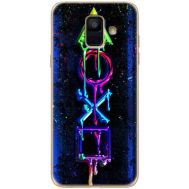 Силіконовий чохол BoxFace Samsung A600 Galaxy A6 2018 Graffiti symbols (33376-up2432)