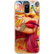 Силіконовий чохол BoxFace Samsung A600 Galaxy A6 2018 Yellow Girl Pop Art (33376-up2442)