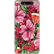 Силіконовий чохол BoxFace Samsung A805 Galaxy A80 Tropical Flowers (37361-up2416)