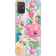 Силіконовий чохол BoxFace Samsung A715 Galaxy A71 Birds in Flowers (38850-up2374)