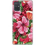Силіконовий чохол BoxFace Samsung A715 Galaxy A71 Tropical Flowers (38850-up2416)