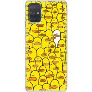 Силіконовий чохол BoxFace Samsung A715 Galaxy A71 Yellow Ducklings (38850-up2428)