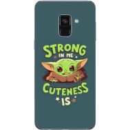Силіконовий чохол BoxFace Samsung A730 Galaxy A8 Plus (2018) Strong in me Cuteness is (32658-up2337)