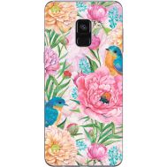 Силіконовий чохол BoxFace Samsung A730 Galaxy A8 Plus (2018) Birds in Flowers (32658-up2374)